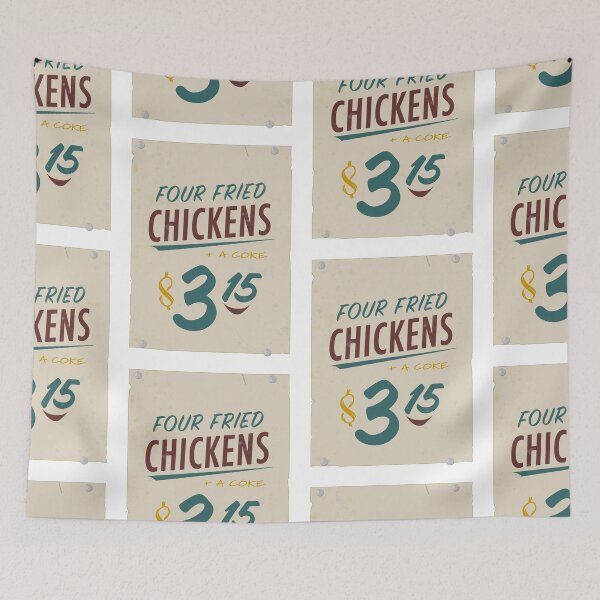 Item preview, Four Fried Chickens designed and sold by Normbot2000.