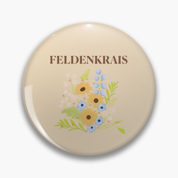 Item preview, Flowers & Feldenkrais - dark brown designed and sold by Feldymerch.