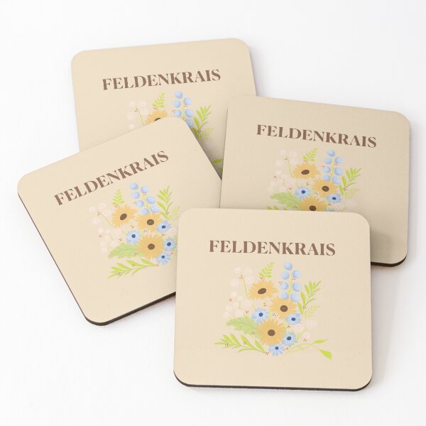 Item preview, Flowers & Feldenkrais - dark brown designed and sold by Feldymerch.