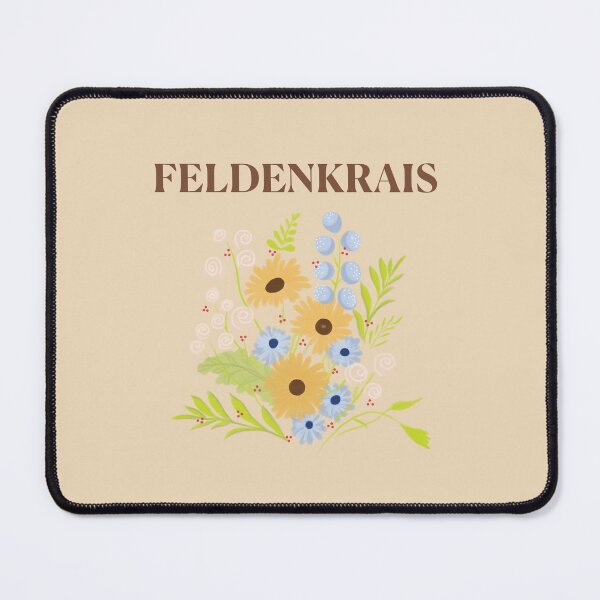 Item preview, Flowers & Feldenkrais - dark brown designed and sold by Feldymerch.