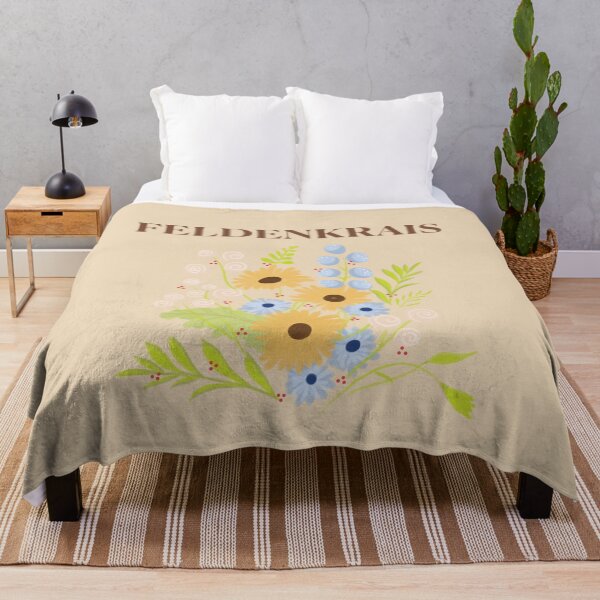 Item preview, Flowers & Feldenkrais - dark brown designed and sold by Feldymerch.