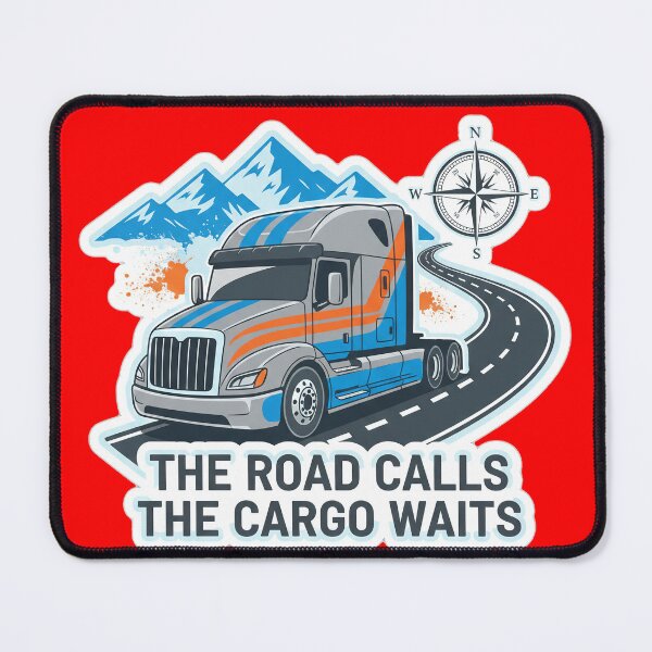 Item preview, The Road Calls - Trucker Adventure designed and sold by BounoWorld.