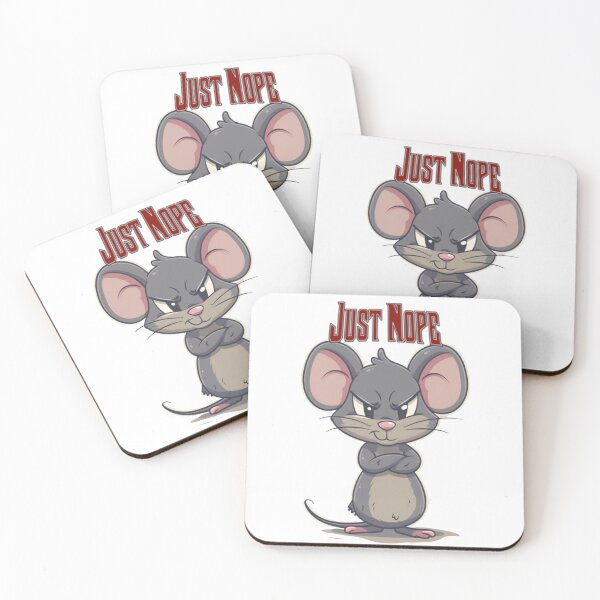 Item preview, Street Mouse Soft Chaos Collection – Just Nope Mouse Meme designed and sold by MiraLumeStudio.