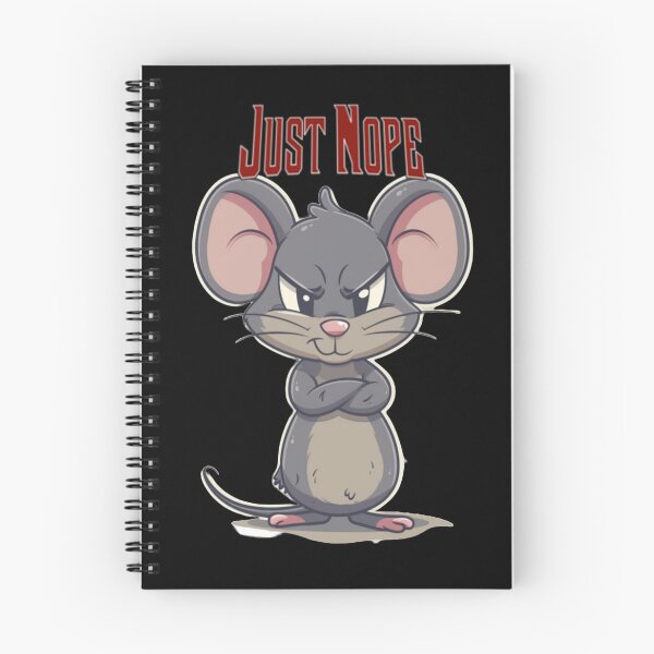 Item preview, Street Mouse Soft Chaos Collection – Just Nope Mouse Meme designed and sold by MiraLumeStudio.