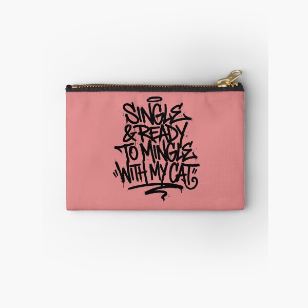 Item preview, Funny Single Cat Lover Graffiti Quote designed and sold by GrafTeesLab.