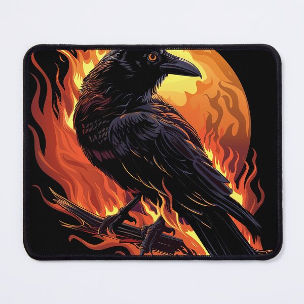 Item preview, crow designed and sold by nerdyrock.