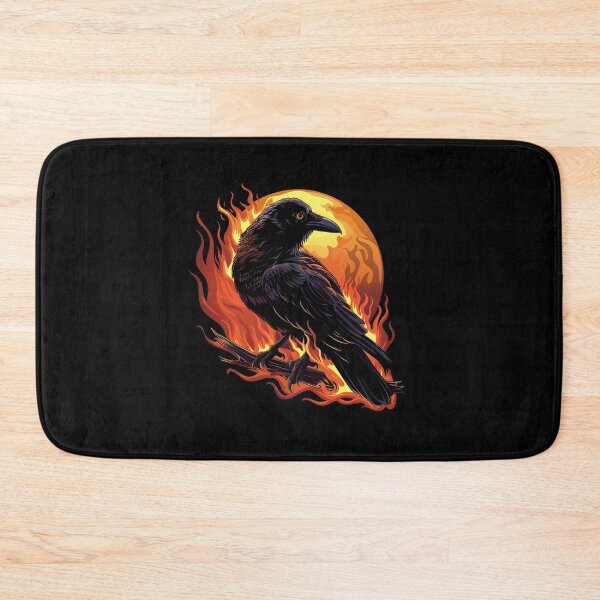 Item preview, crow designed and sold by nerdyrock.