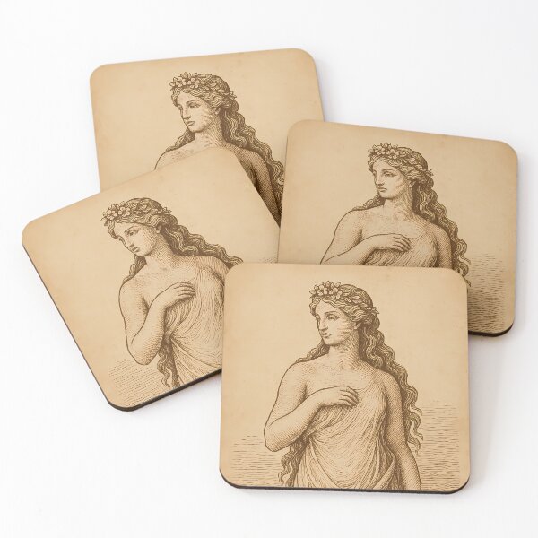 Item preview, Aphrodite Greek Goddess Vintage Illustration designed and sold by NarjaShop.