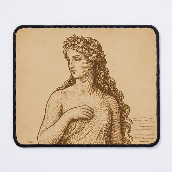 Item preview, Aphrodite Greek Goddess Vintage Illustration designed and sold by NarjaShop.