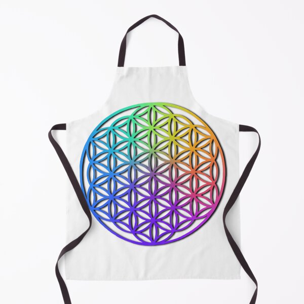 Item preview,  flower of life, scared geometry, zen life, namaste, rainbow colors designed and sold by hollycooper.