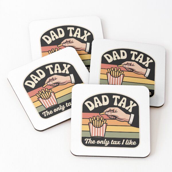 Aperçu de l'œuvre Dad Tax Funny Daddy Bruh Humor Only Tax I Like Retro créée et vendue par ZACK ART.