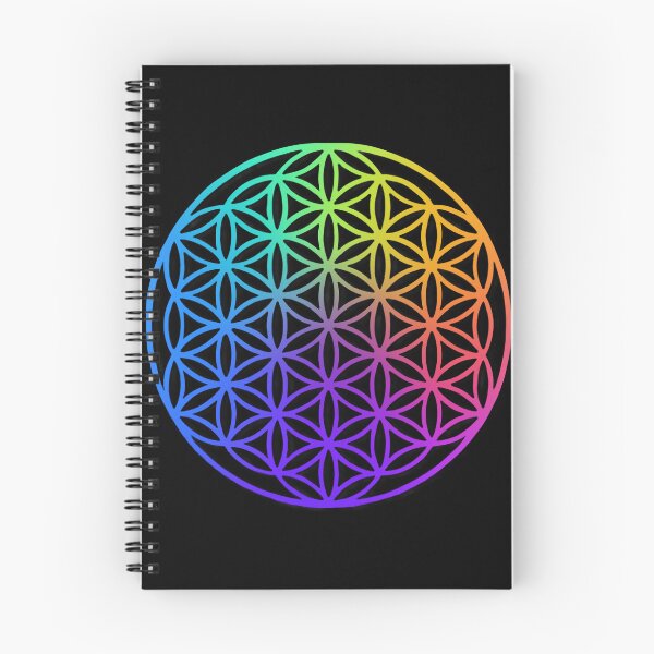 Item preview, Colorful flower of life, scared geometry, zen life  designed and sold by hollycooper.