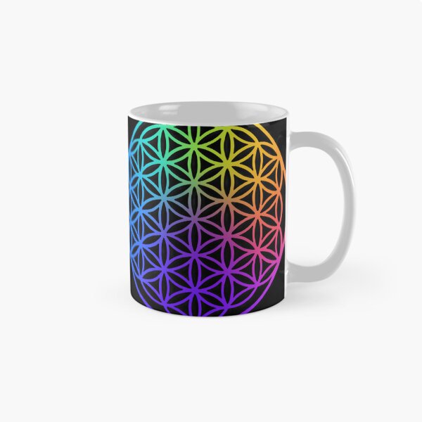Item preview, Colorful flower of life, scared geometry, zen life  designed and sold by hollycooper.