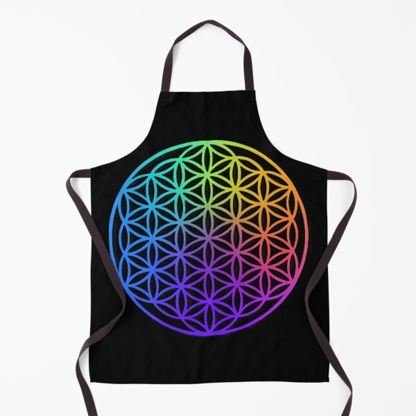 Item preview, Colorful flower of life, scared geometry, zen life  designed and sold by hollycooper.