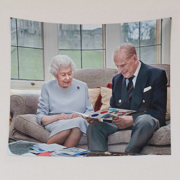 Item preview, Queen Elizabeth II and Prince Philip designed and sold by KNBS.