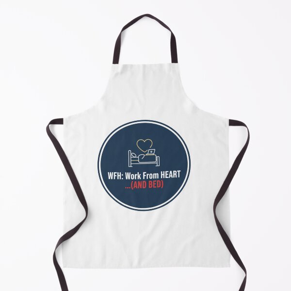 Item preview, WFH: Work From Heart and Bed - Funny Remote Work Quote designed and sold by ZYNORAworld.