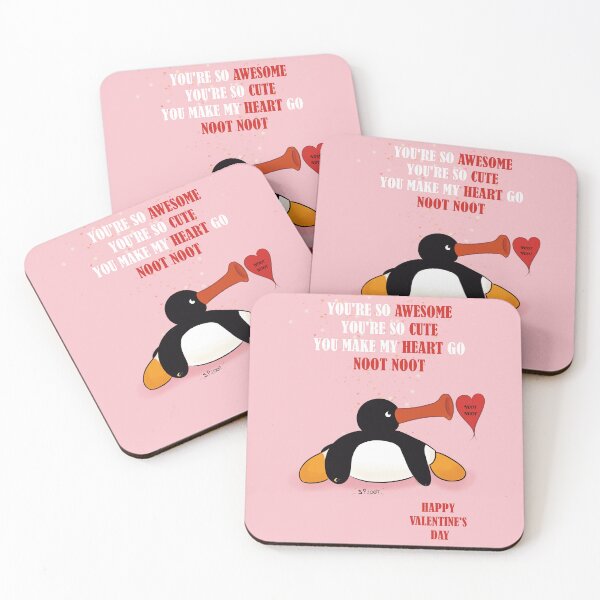 Item preview, Pingu Valentines Day designed and sold by SaphylArt.