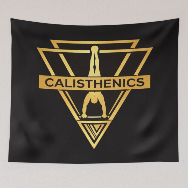 Item preview, Calisthenics man (black end gold) designed and sold by Lyubo Genev.