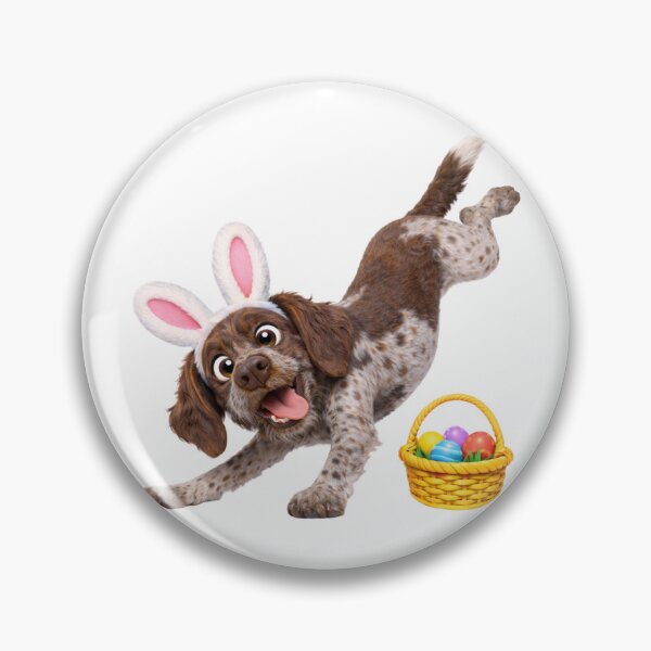 Item preview, Easter German Wirehaired Pointer designed and sold by Sillytoe.