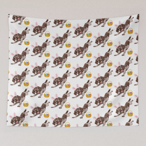 Item preview, Easter German Wirehaired Pointer designed and sold by Sillytoe.
