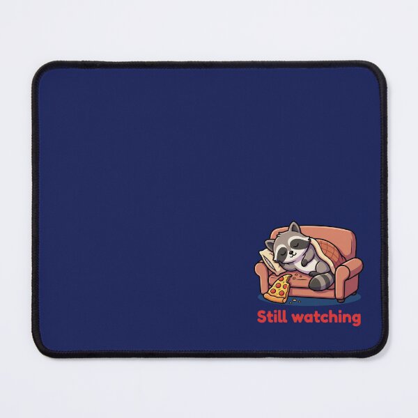 Item preview, Still Watching Lazy Raccoon with Pizza designed and sold by WildCute.