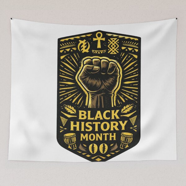 Item preview, Black History Month Strength Pride Design designed and sold by Combat Skies.