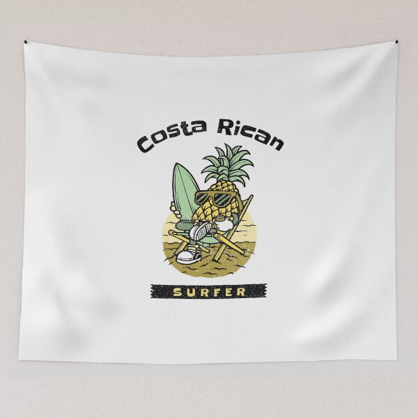 Item preview, Costa Rica Pineapple Surfer designed and sold by JungleJava.
