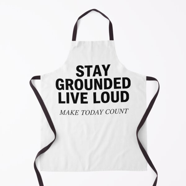 Item preview, Stay Grounded Live Loud: Motivational Typography Design designed and sold by Evaevonechi.