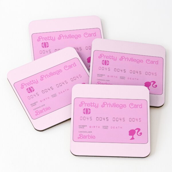 Item preview, pink pretty privilege card designed and sold by inainart.