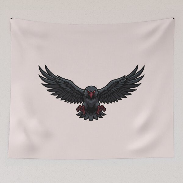 Item preview, dark aggressive eagle sticker designed and sold by DreamsMRC.