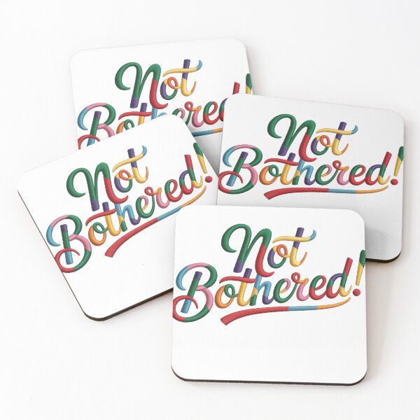 Item preview, Not Bothered – Bold Confident Quote Colorful Typography Design designed and sold by WHDProduction45.