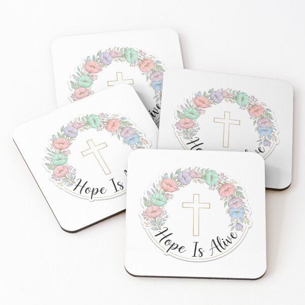 Item preview, Hope Is Alive Christian Easter Sticker designed and sold by Illustrated Faith.