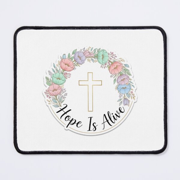 Item preview, Hope Is Alive Christian Easter Sticker designed and sold by Illustrated Faith.