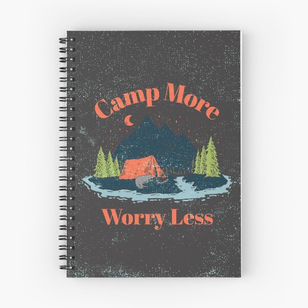 Item preview, Camp More, Worry Less designed and sold by Tikentak.