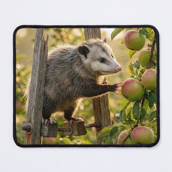 Item preview, Opossum Getting an Apple on Rickety Stilts designed and sold by Tridentulus.