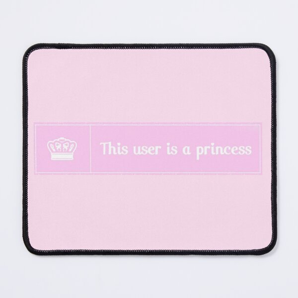 Item preview, pink cutesy girly girl sticker - user is a princess designed and sold by inainart.