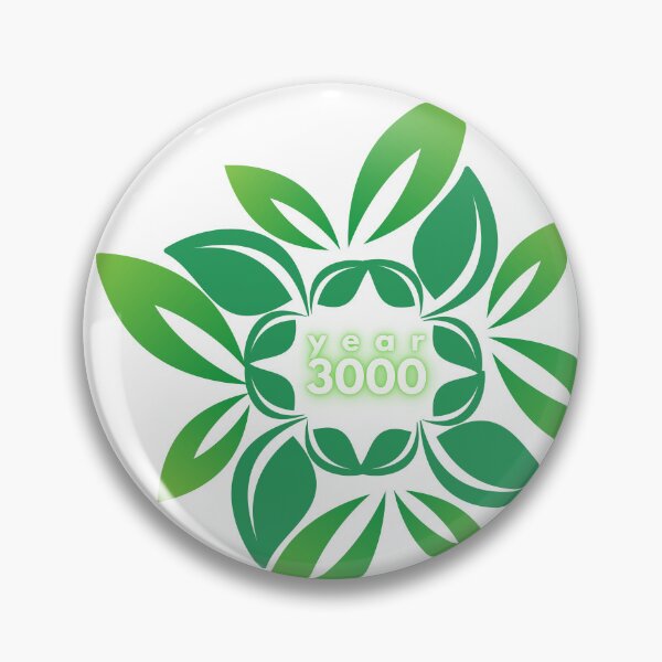 Item preview, Year 3000 Eco Nature Sticker designed and sold by CreativePallavi.