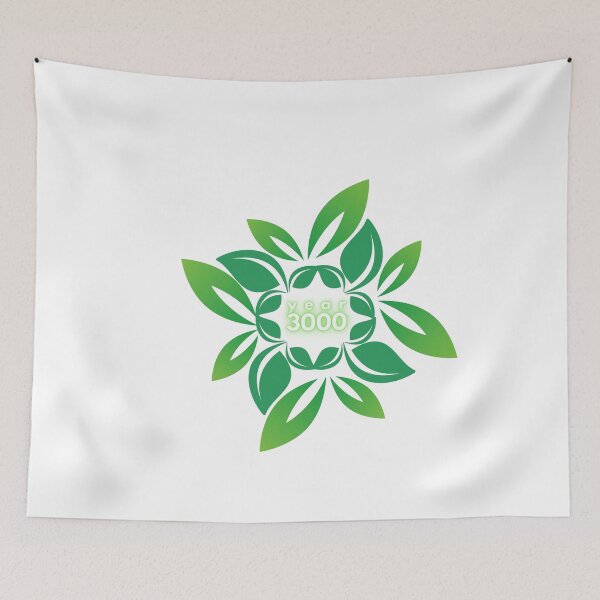 Item preview, Year 3000 Eco Nature Sticker designed and sold by CreativePallavi.