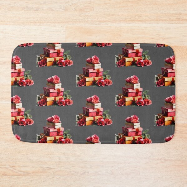 Item preview, Retro stack of gifts with roses designed and sold by MendaciousMina.