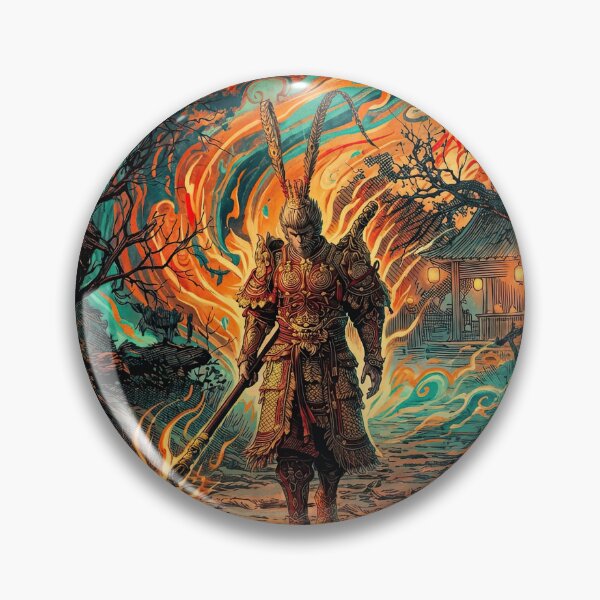 Item preview, The Sage’s Broken Shell | Black Myth: Wukong "Shattered Monk" Art designed and sold by Wild Pleg Promo.