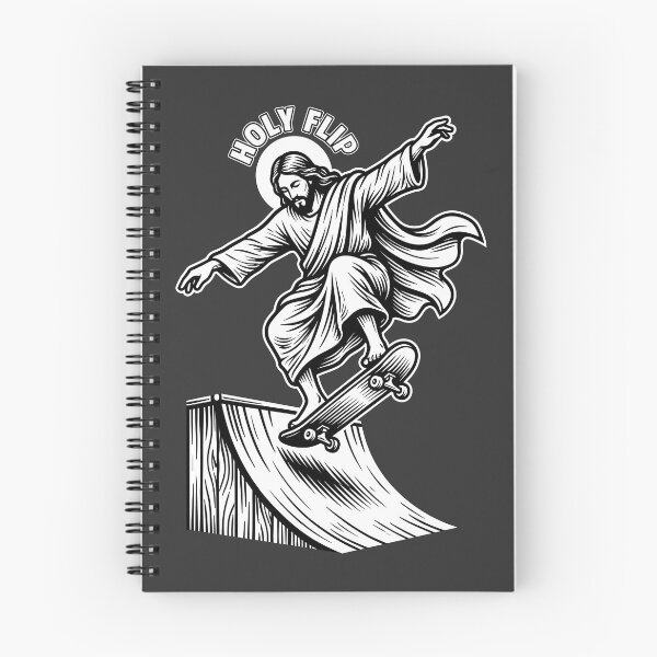 Item preview, Holy Flip Jesus Christ Skateboarding Satire designed and sold by WAMTEES.