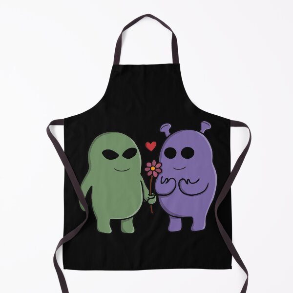 Item preview, Cute Intergalactic Alien Couple designed and sold by shopdiego.