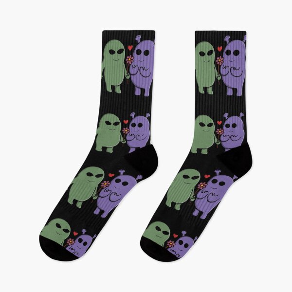 Item preview, Cute Intergalactic Alien Couple designed and sold by shopdiego.