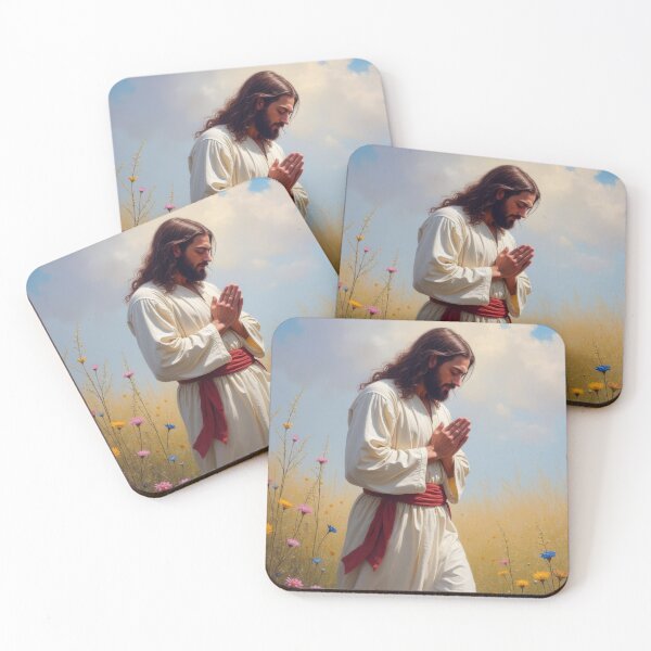 Item preview, Jesus in Prayerful Bliss Amid Wildflowers designed and sold by Pastor Reeves Studio.