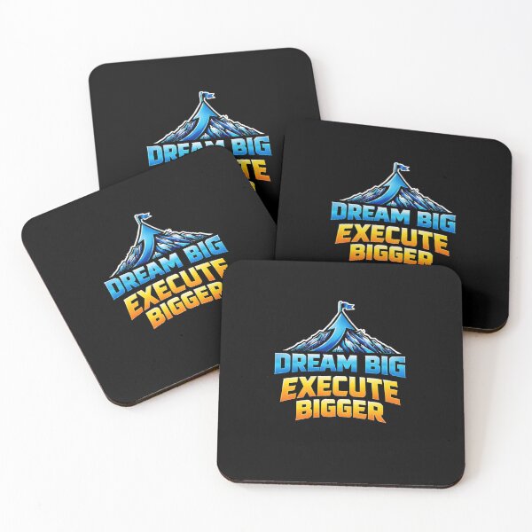 Item preview, Dream Big Execute Bigger T-Shirt – Bold Motivation Mountain Graphic Tee designed and sold by RALYSHOP.