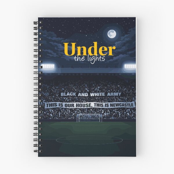 Item preview, St James’ Park Under the Lights | Newcastle United Stadium Art Print designed and sold by Magpie Kit.