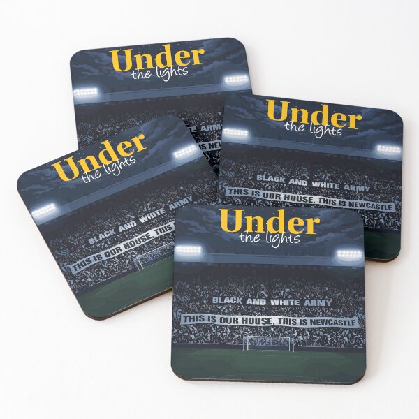 Item preview, St James’ Park Under the Lights | Newcastle United Stadium Art Print designed and sold by Magpie Kit.