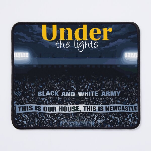Item preview, St James’ Park Under the Lights | Newcastle United Stadium Art Print designed and sold by Magpie Kit.