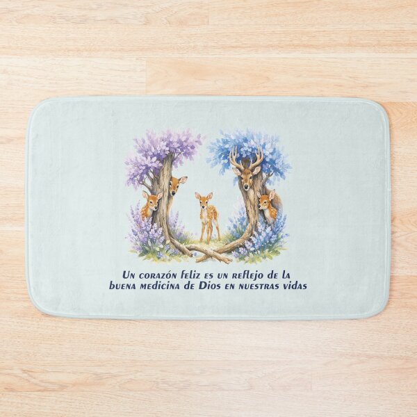 Item preview, Family of Deer with Inspirational Christian Phrase designed and sold by the artedivino.