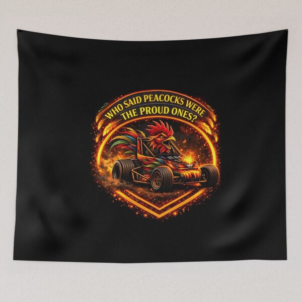 Item preview, Rooster Mini Sprint – Who Said Peacocks Were the Proud Ones? designed and sold by MACodDesigns.